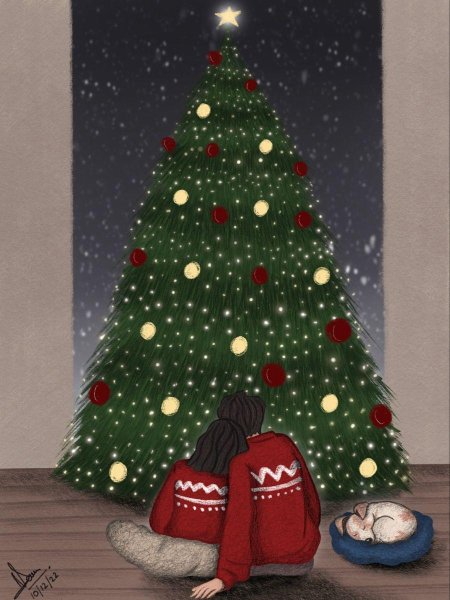 Новогодняя парочка