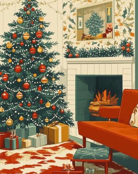 Картины новогодние