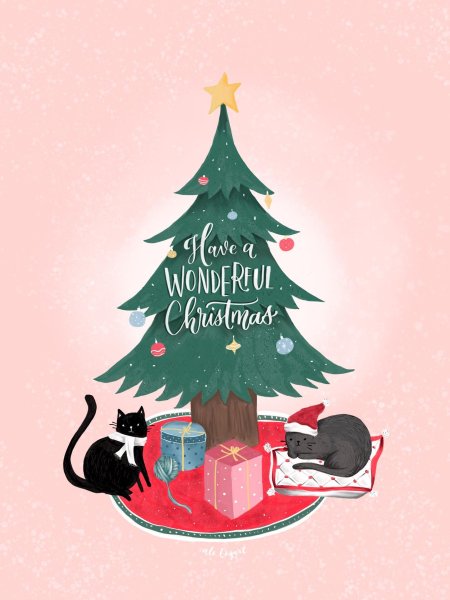 Рождественская открытка