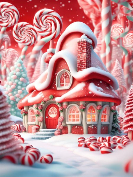 Конфетный домик