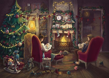 Рождественские иллюстрации