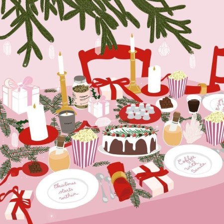 Рождество стол