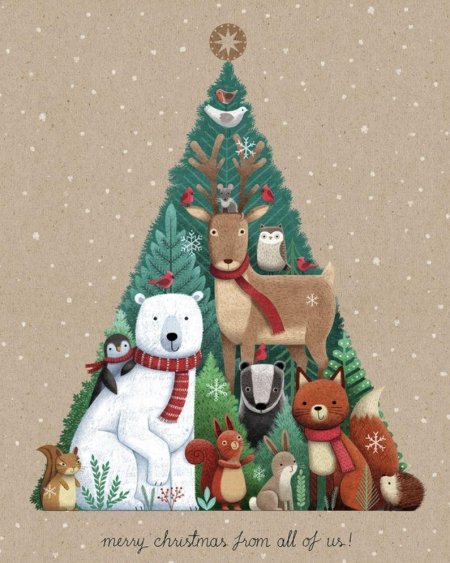 Иллюстрации новогодние