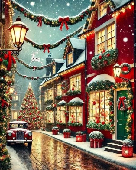 Рождественские пейзажи