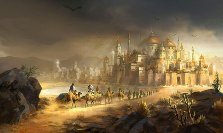 Султанский дворец фэнтези арт