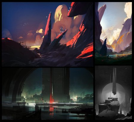 Геншин концепт арт окружение