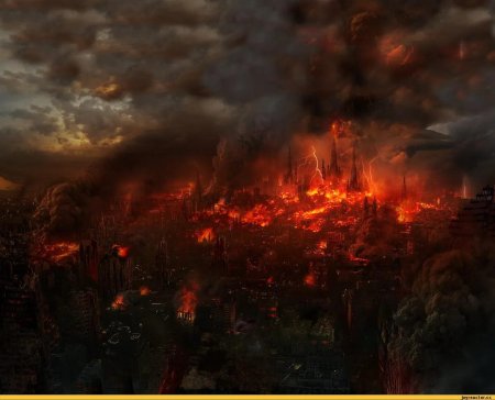 Город в огне