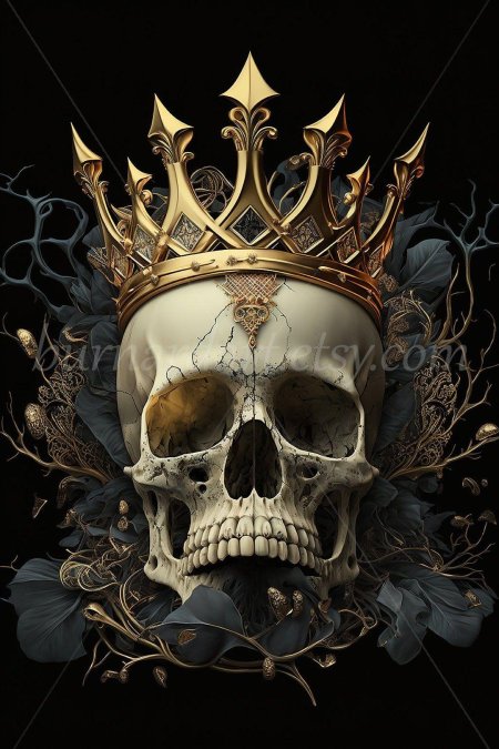 Череп с короной