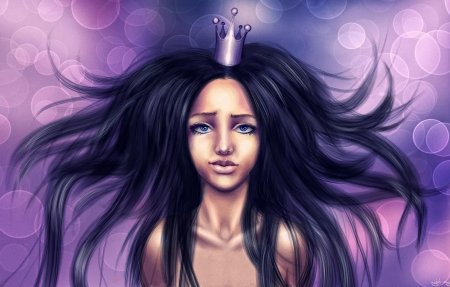 Девушка с короной