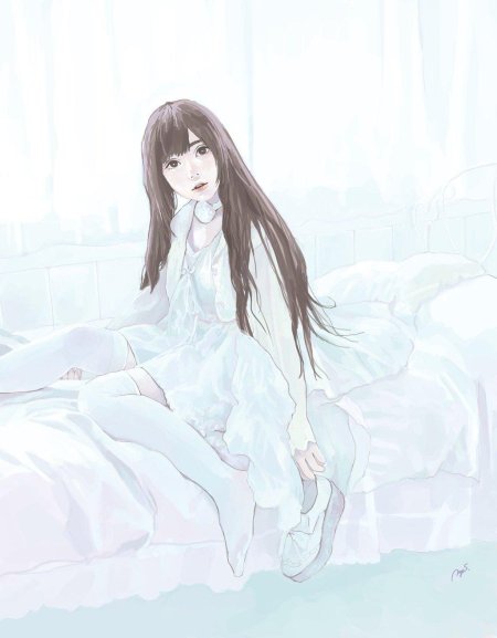 Аниме девушка милая