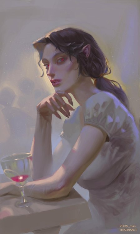 Арт барышня девушка