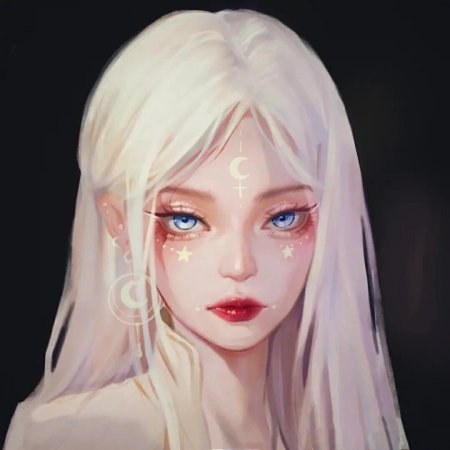 Красивая аниме девушка