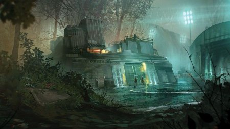 Sci fi военная база бункер