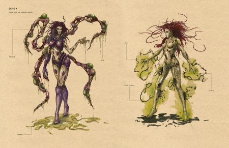 Старкрафт 2 концепт арты