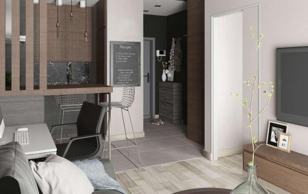 Дизайн маленькой квартиры студии