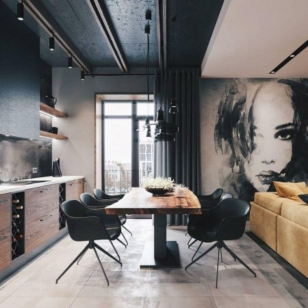 Дизайн интерьера лофт