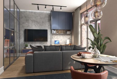 Дизайн квартира студия