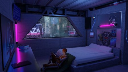 Киберпанк кровать