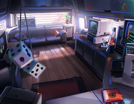 Киберпанк 2077 интерьер