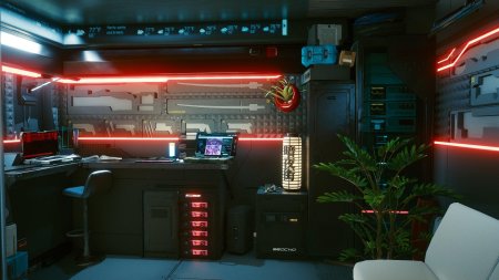 Киберпанк комната ви