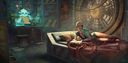 В стиле киберпанк