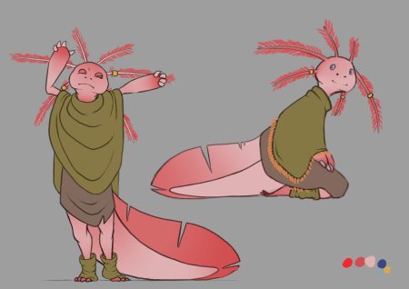 Хуманизированный аксолотль