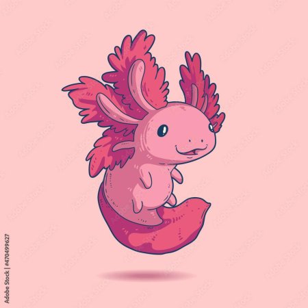 Аксолотль кавайи