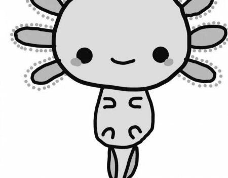 Рисунки аксолотля