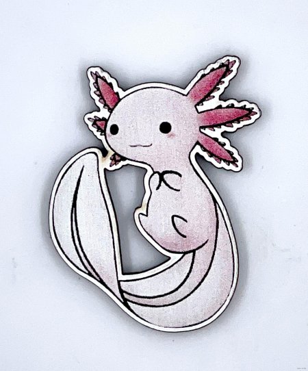 Фиолетовый аксолотль