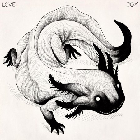 Аксолотль черный