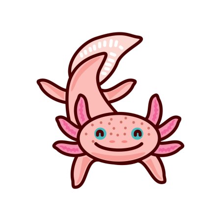 Cute axolotl
