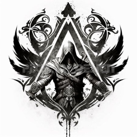 Тату ассасин крид