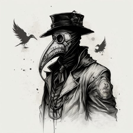 Как выглядит чумной доктор