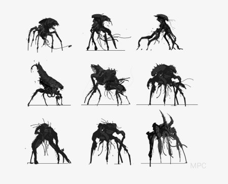 Эволве концепт арт