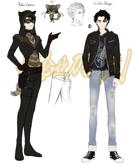 Леди баг и супер кот oc волк