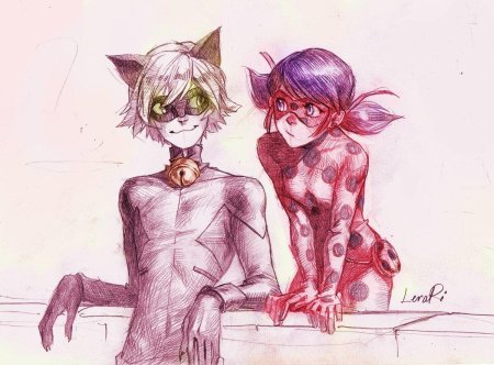 Леди баг для срисовки