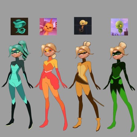 Леди баг и супер кот рена руж карапас пчела