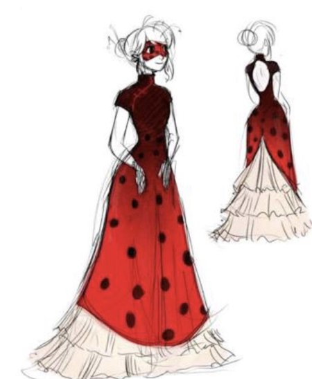 Платье леди баг