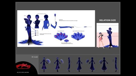 Маюра веер леди баг