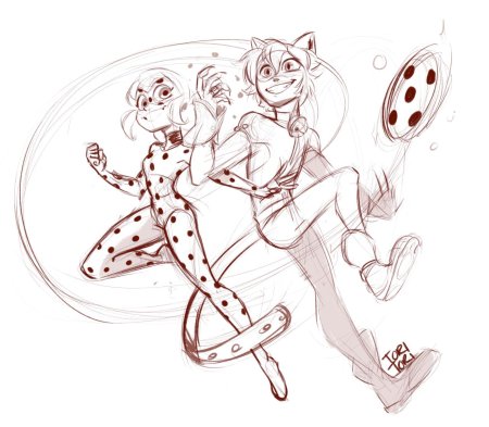 Леди баг и супер кот раскраска