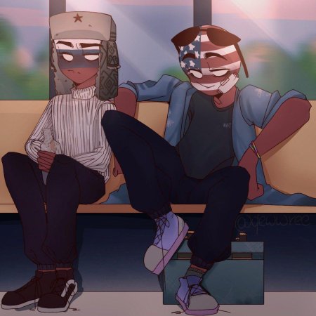 Countryhumans россия и америка