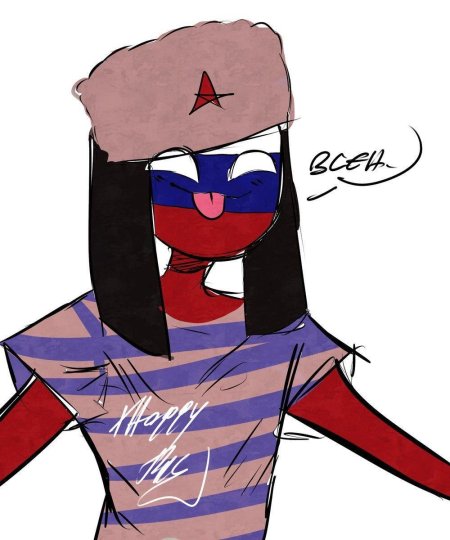 Countryhumans россия девушка