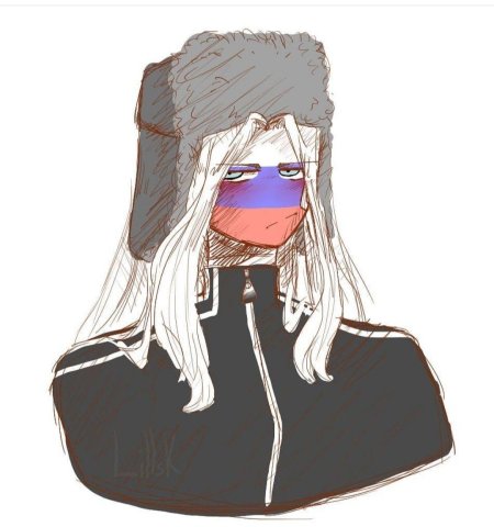 Россия countryhumans девушка