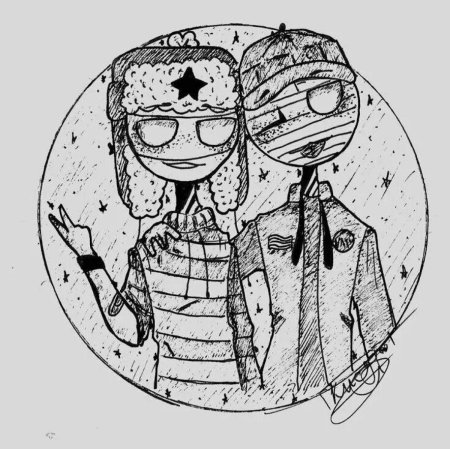 Раскраска countryhumans