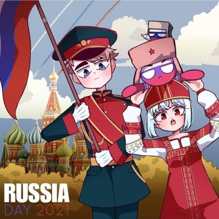 Россия девушка countryhumans