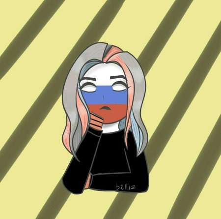 Россия countryhumans девушка