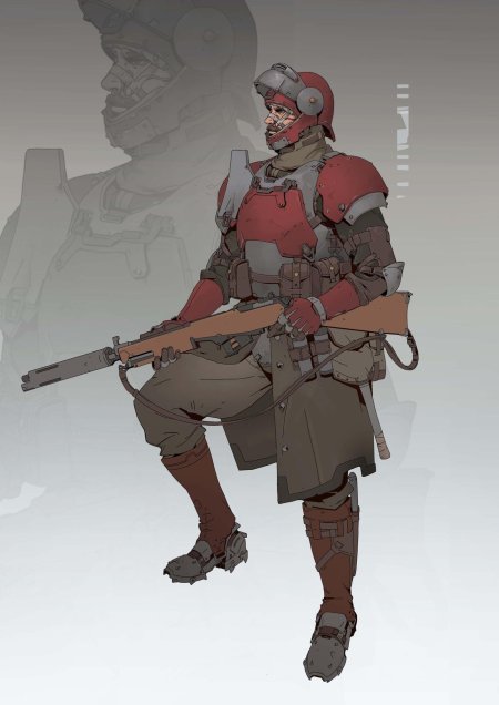 Дизельпанк стимпанк солдаты