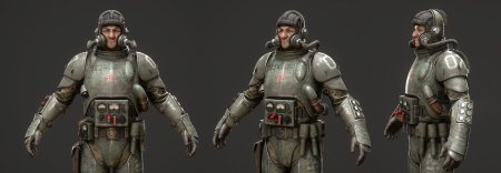 Силовая броня дизельпанк