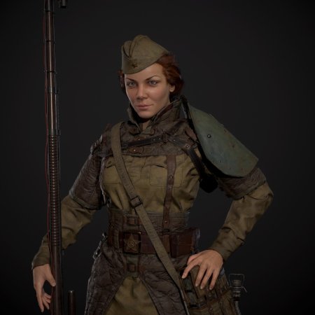 Женщина снайпер