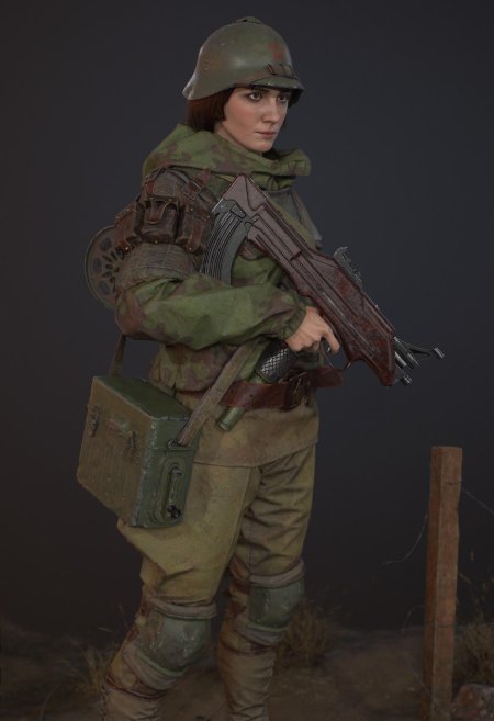 Дизельпанк снайпер